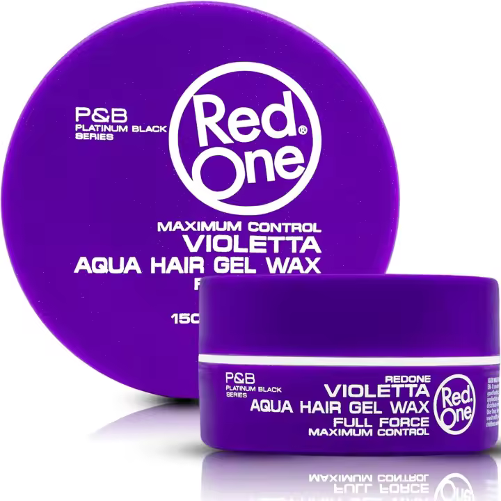RED ONE Pack 2 unidades Cera para cabello - Aqua Hair Wax VIOLETTA 150 ml - 1