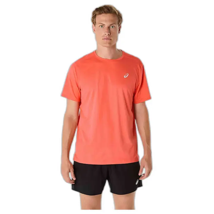 Camiseta de Manga Corta Asics Core Top para hombre en color rosa - 1