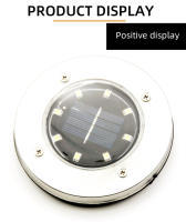 4PCS Lámpara Solar LED Para Jardín Impermeable 4LED/8LED Decoración De Césped Luz Subterránea Para Terraza Patio Estilo Contemporáneo - details 2