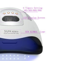 Secador De Uñas LED SUN X23MAX Con 81 LEDs Timer Automático De 10/30/60/99s Para Secado De Polvo De Uñas Profesional Tamaño 220*200*105mm - details 2