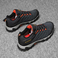 Zapatos De Senderismo De Cuero HIKEUP De Alta Calidad Duraderos Para Hombres Deportes Al Aire Libre Trekkng Subida Escalada Caza Zapatillas Negros Grises Caqui Tallas 40-45 - details 30