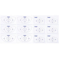 Cinta De Impacto De Golf 12-60pcs Etiquetas Para Clubs De Hierro Driver Madera Bola Registros De Golpe Entrenador De Swing Equipo De Golf Blanco Azul - details 1