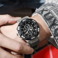 Reloj Deportivo De Cuarzo Para Hombre Con Pantalla Grande De Silicona Resistente Al Choque Reloj De Pulsera Casual Moda - details 5
