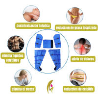 MISTIK  Máquina de Presoterapia Profesional Botas de Masaje Linfático Piernas Abdomen y Brazos Tratamiento de Celulitis Circulación Desintoxicación en Estética y Belleza Equipo Anticelulitico Complemento Cavitacion Radiofrecuencia Mistik Beauty Madrid - details 4