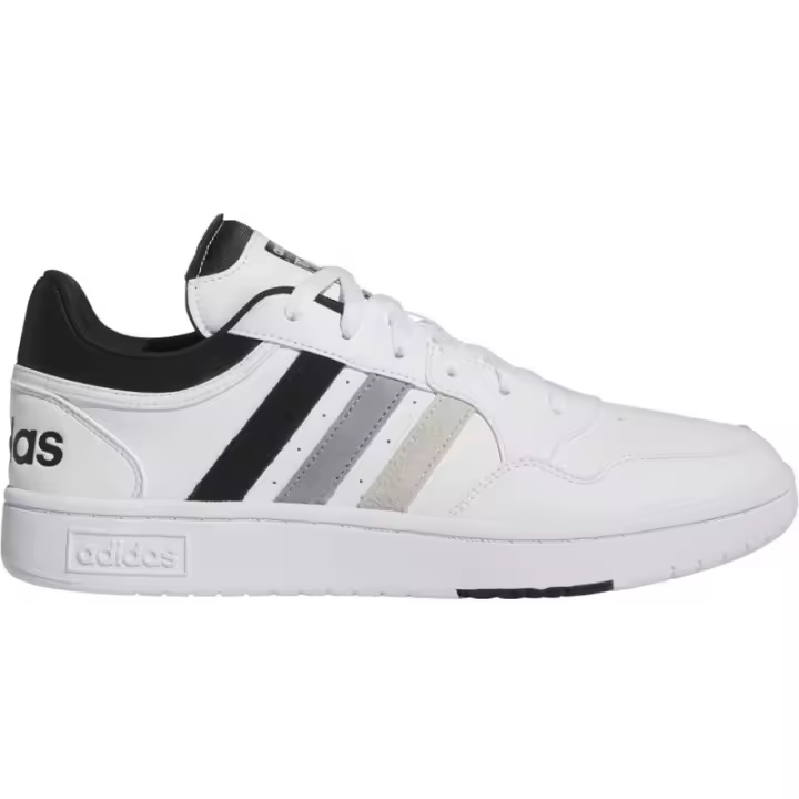 Adidas - Zapatilla Hoops 3.0 Low Classic Vintage White/Black/Grey Hombre - 1