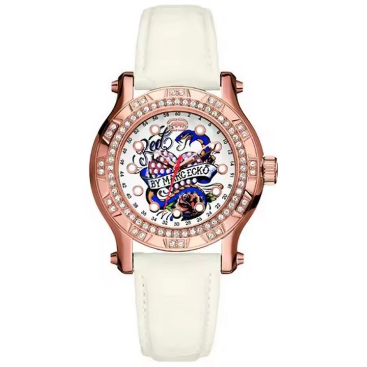 Marc Ecko Reloj Mujer Analogico Cuarzo con Correa de Piel E13599M1 - 1