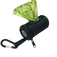 Bolsas De Basura Para Perros Nylon Ajustable Dispensador De Basura Móvil Para Viajes Herramientas De Limpieza Para Mascotas Universal Para Gatos Y Perros Color Negro - details 0