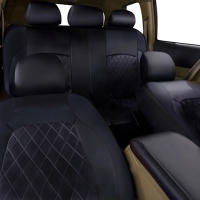 Funda De Asiento De Coche Universal De Cuero PU Todas Las Estaciones Impermeable Protector De Asiento Para Sedan SUV Camión Pick-up - details 3