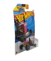 MATTEL - Dragtor Trator Hot Wheels 1/64 - Neumáticos/Ruedas: Plástico - Con puertas que se abren - Coleccionable - Idea regalo - Recomendado para mayores de 3 años - details 1