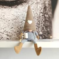 Muñeca Sin Cara Tejida Con Pies Colgantes Y Piernas En El Suelo Para Decoración De Mesa En Dormitorio Y Sala De Estar Compañero De Juguete Para Bebés Estilo Moderno - details 5