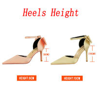 Sandalias De Satén Para Mujer Verano Con Nudo De Mariposa Bajo Tacón 8cm 10cm Alta Calidad Clásicas Bigtree Zapatos De Boda Low Heels - details 0
