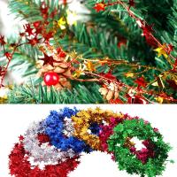 Guirnalda De Hierro Para Navidad Estrella Dorada Y Plateada Decoración De Árbol De Navidad DIY Para Fiestas Navideñas Y Año Nuevo Decoración Del Hogar - details 1