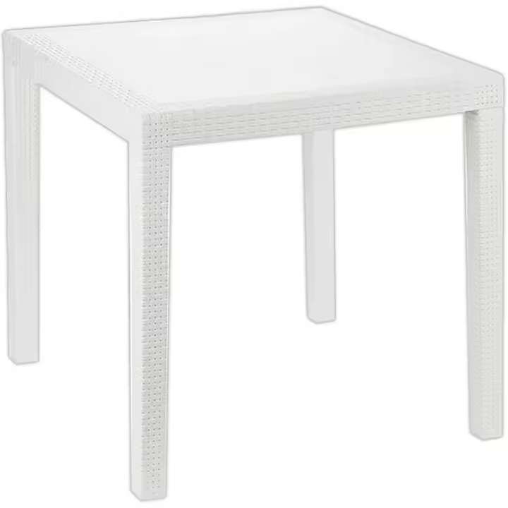 Mesa cuadrada King - 78x78x72 cm - Blanco - 1