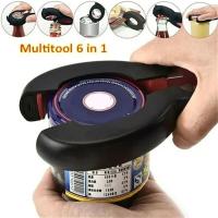 LMETJMA Multifuncional 6 En 1 Abrebotellas Simple Aprender a Beber Jarra Gripper Abrepatas De Cerveza Acero Inoxidable Ecológico JT05 - details 0