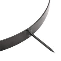 vidaXL Rodillo de césped abrazaderas aireadoras hierro y acero 63 L - details 6