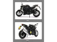 Modelo De Motocicleta De Aleación De Latón a Escala 1:12 Regalo Coleccionable Decoración De Coche Juguete Para Niños Y Adultos - details 6