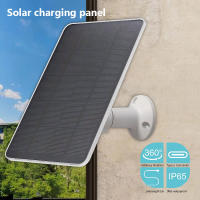 Panel Solar 3W 6V Tipo-C Para Cámara De Seguridad Y Sistema De Luz Doméstica Pequeña Externa Alta Potencia De Carga De Células Solares - details 0
