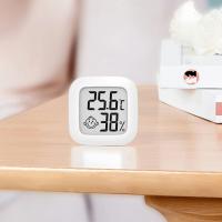 Mini Termómetro-Higrómetro Digital Para Habitación Bebé Frigorífico Y Mascotas Con Cinta Doble Cara Medidor De Humedad Y Temperatura Interior - details 1