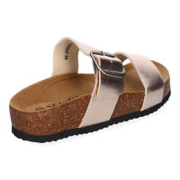 Davinia Shoes Sandalia de Mujer Planas Material Bio, Pala Fina, Comodas y Elegantes, Talon Abierto y Decorada con Hebilla, Ideales para Primavera-Verano Shoes&Blues.es M-282-Champan - details 2