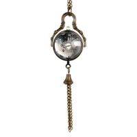 Reloj De Bolsillo Retro Con Cuerda De Ganchillo Cadena De Collar Para Suéter Joyería Regalos Movimiento De Cuarzo Numerales Romanos - details 5