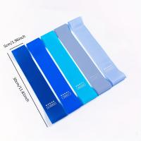 Banda De Resistencia Para Yoga Y Squat 1pc Gradiente Azul Estrecha Para Piernas Y Brazos Entrenamiento De Fuerza Y Rehabilitación Glúteos - details 1