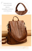 Bolsos para Mujer en invierno, American Estilo, Diseño de Nicho de moda, mochila antirobo, Gran capacidad, Bolso de mujer de moda. - details 11