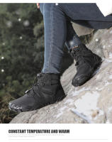 Botas De Invierno Impermeables Para Hombres Y Mujeres Zapatos De Camuflaje Casuales Para Exterior Trabajo Caminar Escalada Senderismo - details 27