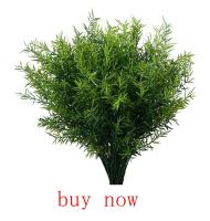 Rama De Olivo Artificial Verde Hojas Para Navidad Plantas Falsas Para Decoración De Bodas Y Casas Flores De Seda Para Fotografía - details 0