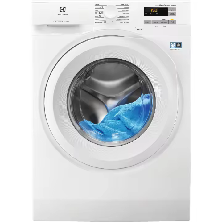 LAVADORA CARGA FRONTAL ELECTROLUX EW6F5142FB 10 KG 1400 RPM A BLANCO - 1