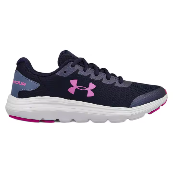 Calzado Running marca Under Armour modelo 3022870-404 para kids en color negro - 1