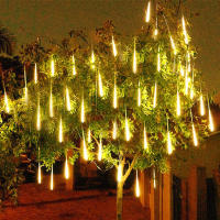 Luces De Cadenas LED Meteorito Para Decoración De Navidad Y Bodas Fuente De Luz LED Multicolor Tamaño 400cm Decoración Exterior Y Interior - details 20