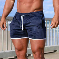 Shorts Deportivos De Malla Transpirable Para Hombres Calzoncillos De Playa Secado Rápido Ropa Deportiva De Fitness Para El Verano Nuevo - details 0