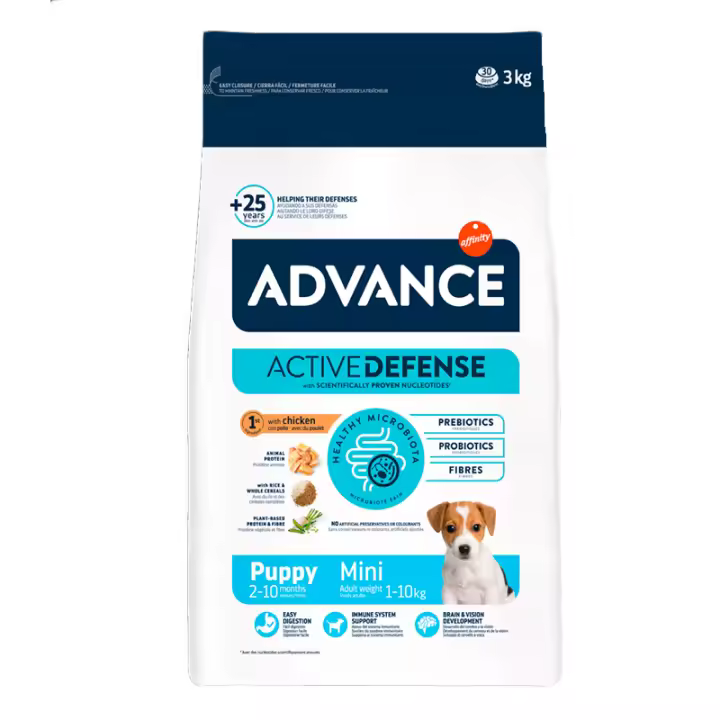 Advance Puppy Mini Pienso para Cachorros con Pollo - 3kg - 1