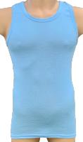 Sporting - Pack de 2 Camisetas de hombre tirantes lisa. Blanco, Negro, Gris jaspeado y Celeste. Ropa interior de hombre.261 - details 3