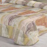 Edredón Conforter Fundeco Modelo BRADY Reversible Verde Beige Colores Naturales 100% Poliéster - details 5