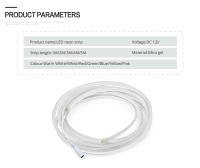 Tira De LED 5m Con Sensor De Movimiento 3m Luz Neón DC 12V Detectores De Movimiento PIR Iluminación Decorativa Para Cocina Y Paredes - details 4