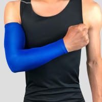 Guante De Rodilla Para Baloncesto Protección Solar Transpirable Elástico Longitud Del Brazo Para Deportes Protección Contra El Sol - details 2