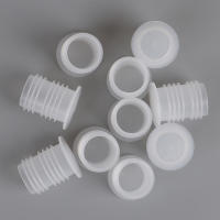 10Pcs Tapón De Botella De Plástico Rojo Para Vino Tapón Transparente Con Agujero Para Sal Resistente Al Polvo Fácil De Retirar - details 9