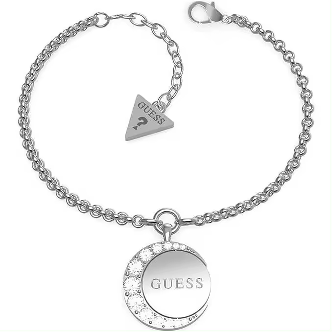 GUESS Pulsera Mujer Acero Inoxidable Plateado Circonitas Luna Moon Phases JUBB01198JWRHS - 1