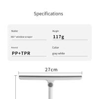 Cepillo De Limpieza Para Ventanas De Coche Y Baños 360 Grados Limpiador De Vidrio Y Pisos Herramienta De Limpieza Doméstica Biodegradable - details 8