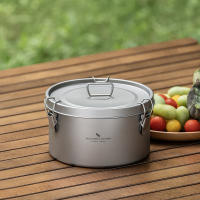 Caja De Comida De Viaje Multifuncional De Titanio Boundless Voyage Con 2 Tapas Para Picnic Almuerzo Escolar Almacenamiento De Alimentos - details 7