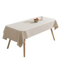 Mantel Liso Tela Algodón orgánico Impermeable Antimanchadas Rectangular Color Gris Claro,Perfecto para todas las ocasiones Especiales, se puede utilizar en Coqueto, Cocina, Salón, Jardín, banquete, picnic, etc. - details 0