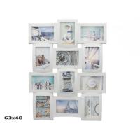 Gissed- Marco de Fotos Múltiple para 12 Fotografías, Estilo Náutico, Color Blanco, 63 x 48 cm, Decoración de Pared - details 1