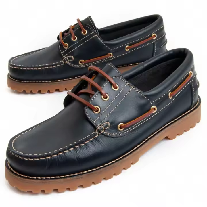 Náutico Casual De Piel Para Hombre.  Purapiel  Puranautic5  95739 - 1