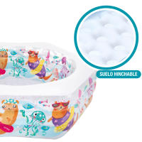 Piscina hinchable intex hexagonal 191x178x61 cm - 510 l - details 2