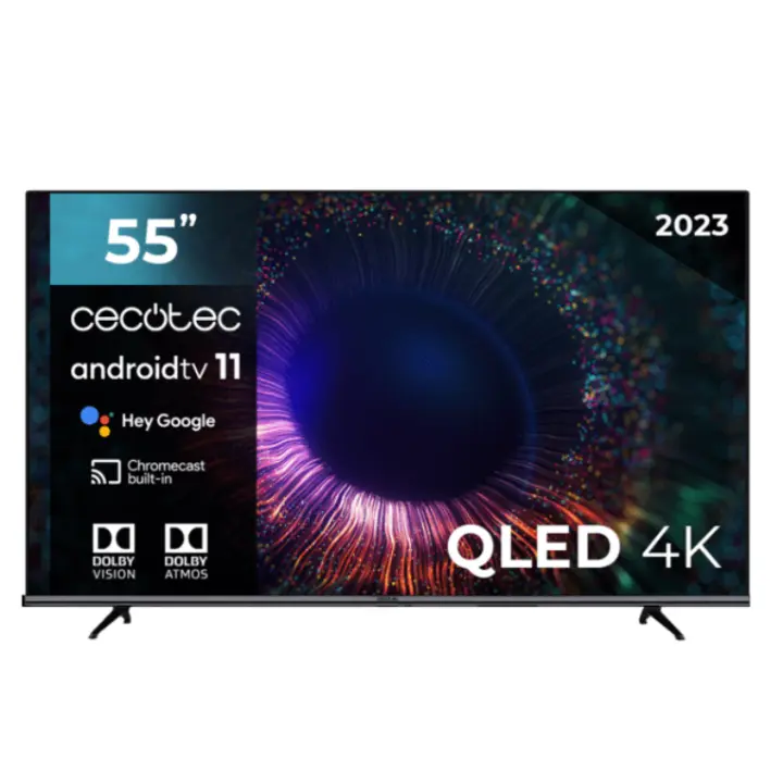 TV CECOTEC 55" QLED  ANDROID TV V1+ SERIES VQU11055+ - 1