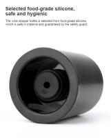 Tapa De Vino De Vacío 1/2PCS Almacenamiento De Memoria Estilo Empuñadura Negro Herramientas De Barra Tapa De Botella De Vino Ecológica Fácil De Usar - details 11