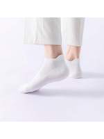 6 Pares De Calcetines Para Hombre Color Sólido Primavera/Verano Deportivos Cortos Antideslizantes Absorbentes De Sudor Calcetines De Barco Para Mujer - details 1