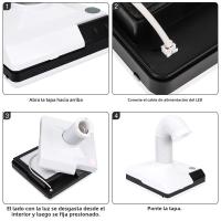 Máquina Coleccionadora De Polvo De Uñas 60W Aspiradora Potente Para Manicura Y Pedicura En Salón De Belleza Material Plástico - details 4