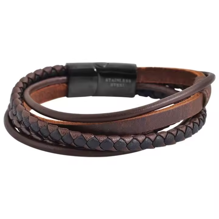 Akzent® Pulsera em Pele Genuína - 1